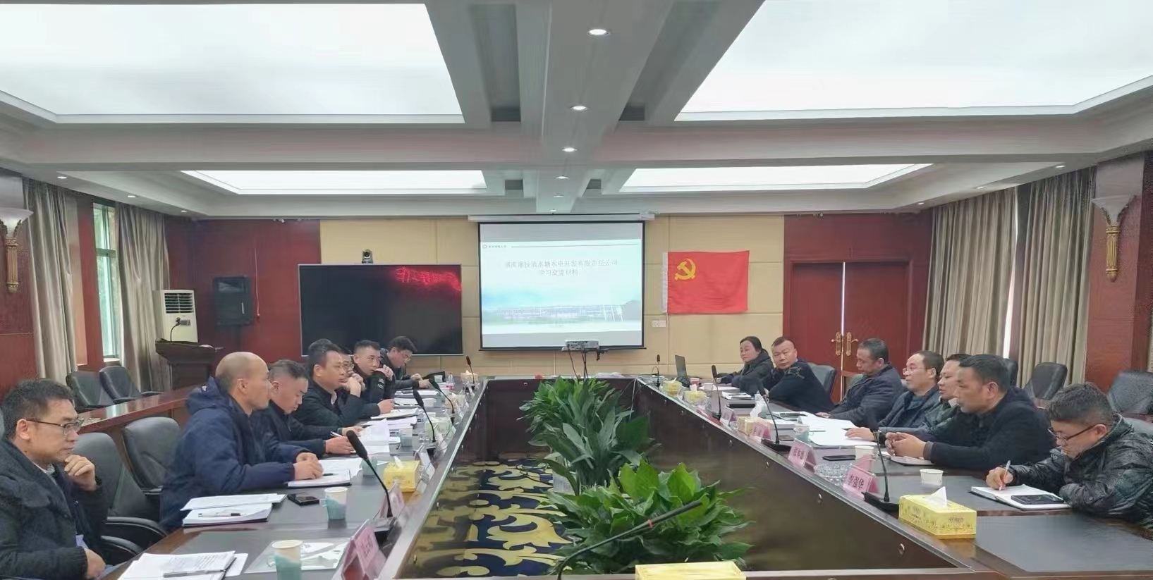 株洲航電分公司、空洲島公司聯(lián)合調(diào)研安江水電站和清水塘水電站